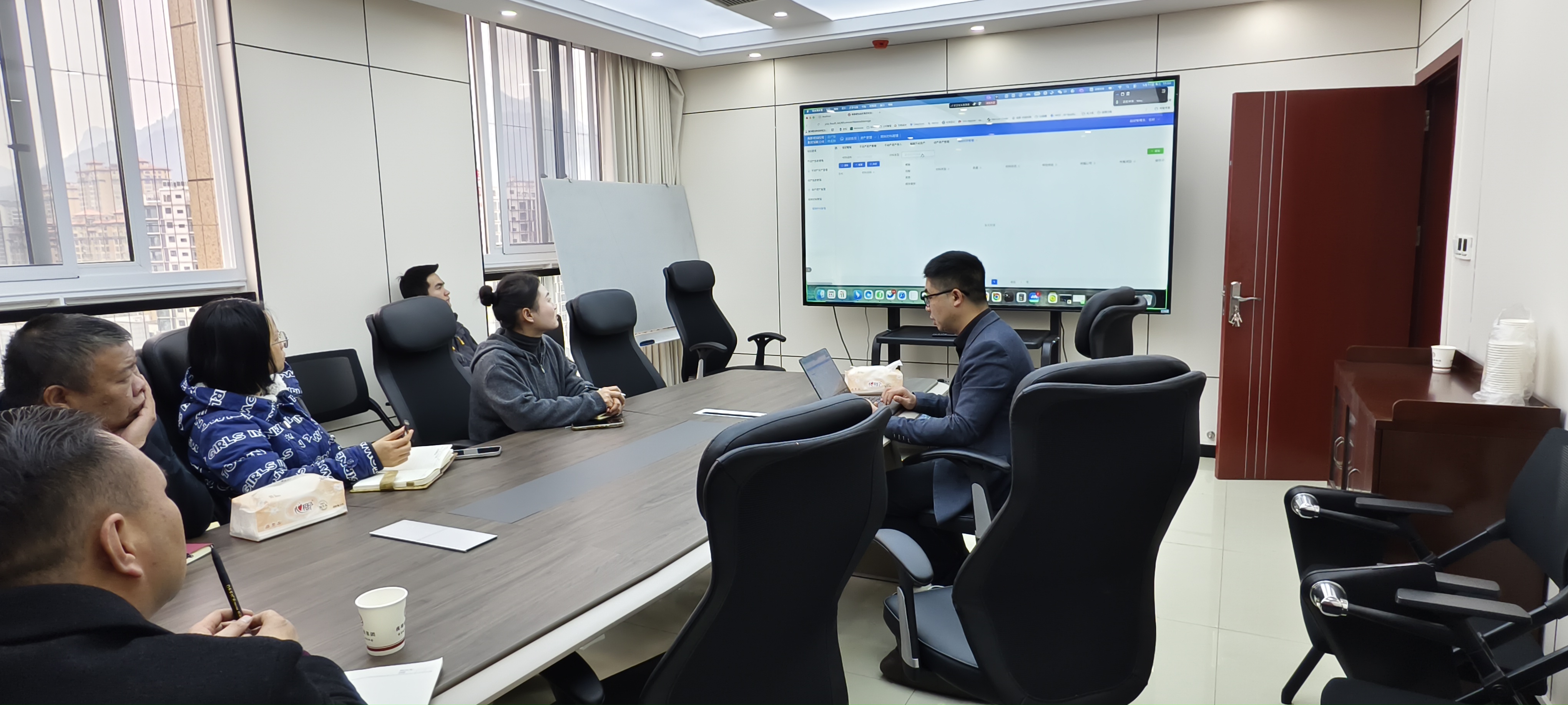 赫章县建设投资集团系统培训现场